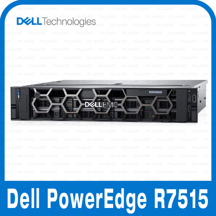 DELL EMC PowerEdge R7515 7763 128GB/(2)480GB/750W