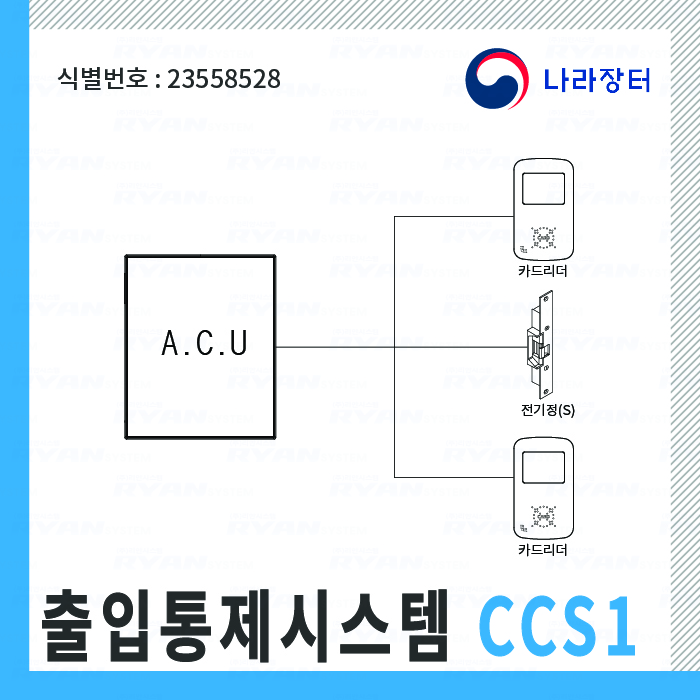 출입통제시스템 CCS1 / 식별번호-23558528