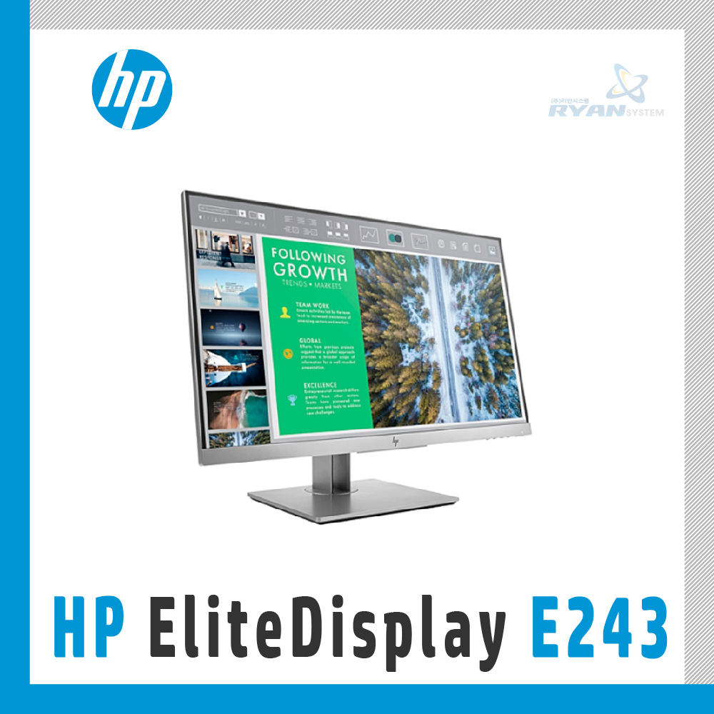 HP EliteDisplay E243 24-inch LED IPS Monitor