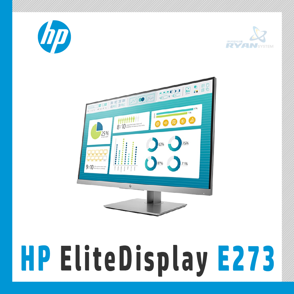 HP EliteDisplay E273 27-inch LED IPS Monitor