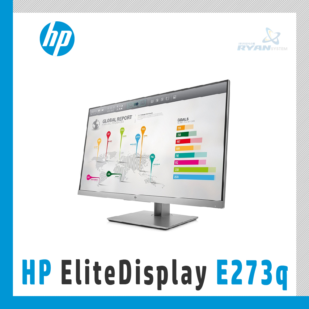 HP EliteDisplay E273q 27-inch LED IPS Monitor