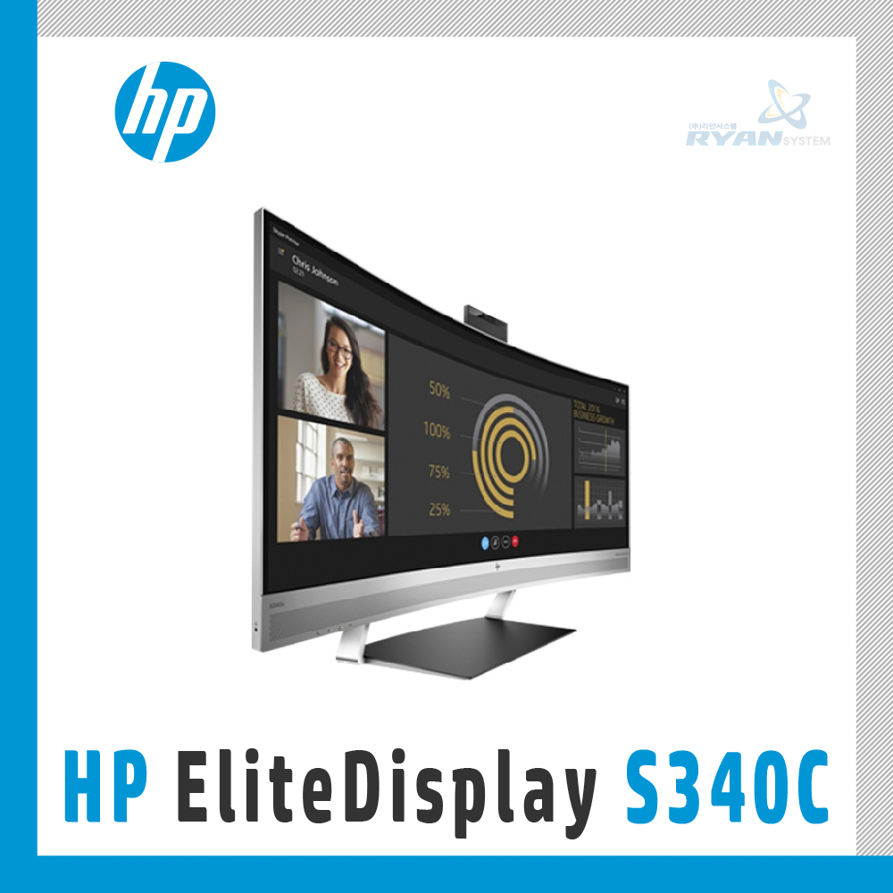 HP EliteDisplay S340C 34-inch LED VA Curved Monitor
