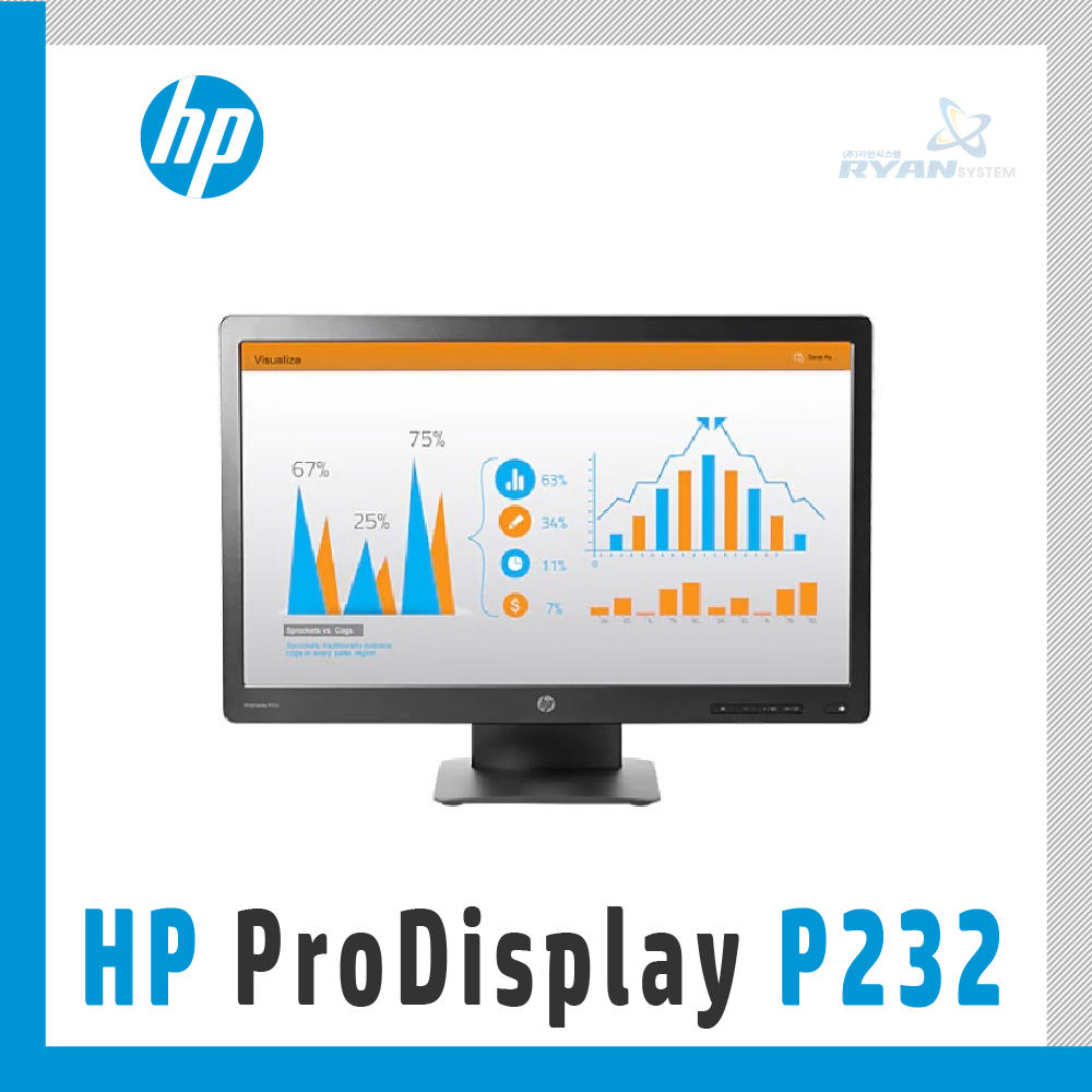 HP ProDisplay P232 23-inch LED Monitor