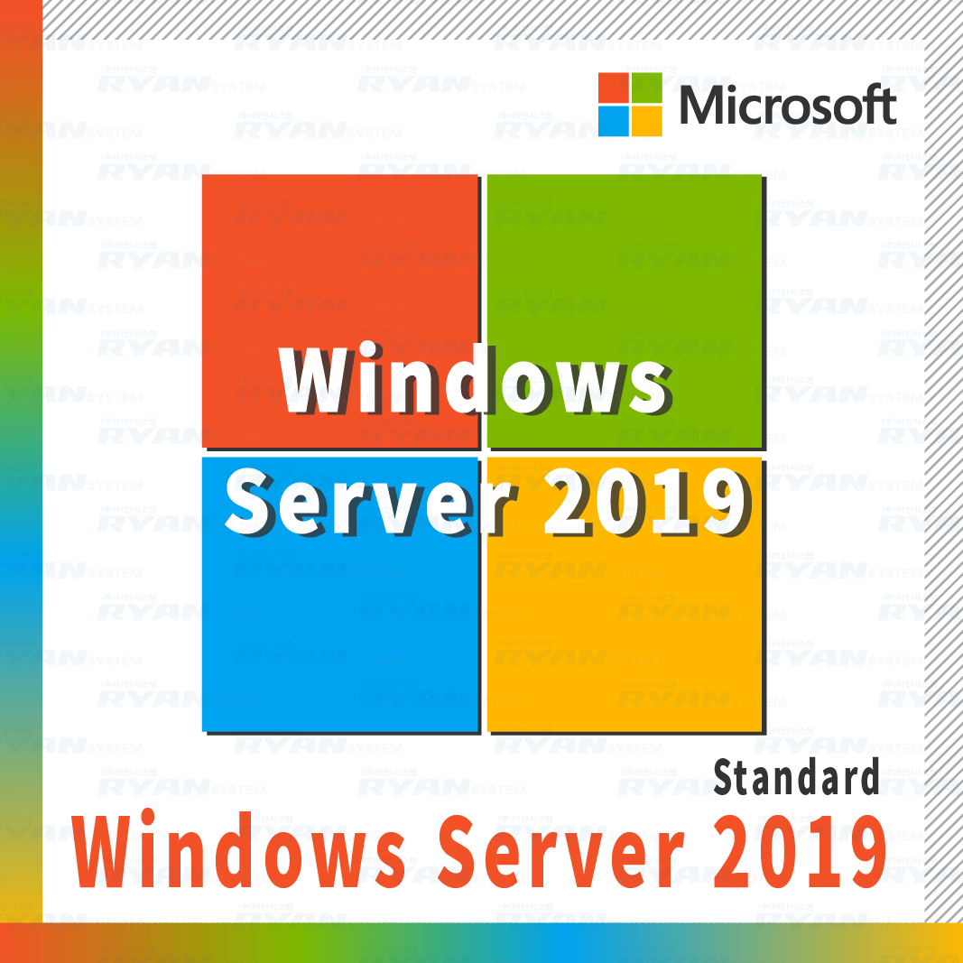 마이크로소프트 Windows Server 2019 Standard [기업용/COEM(DSP)/16core/64bit/CAL미포함] [한글]