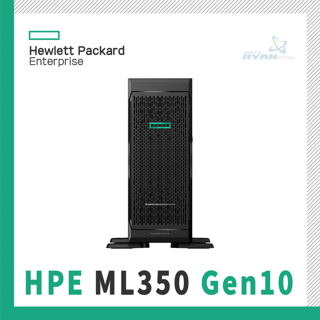 HPE Proliant ML350 Gen10 4110 1P 16G 8SFF P408i-a 800W FS RPS Base Tower Server (877621-371)
